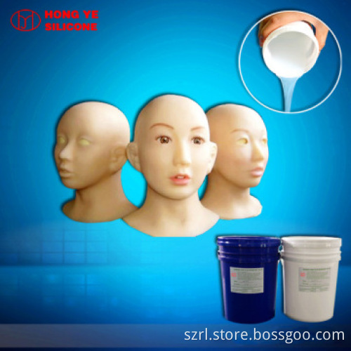 Life casting silicone rubber for mask making